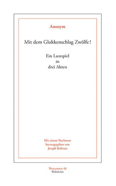 Cover von Mit dem Glokkenschlag Zwölfe!