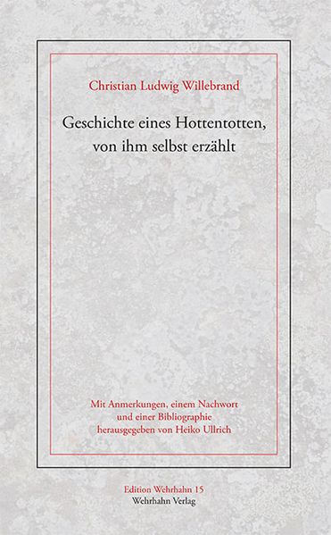 Cover von Geschichte eines Hottentotten, von ihm selbst erzählt