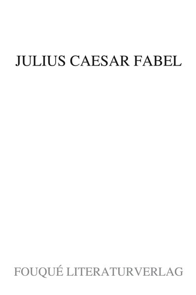 Cover von Julius Caesar Fabel