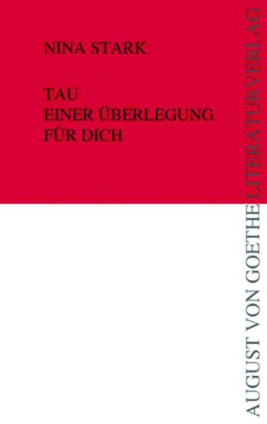 Cover von Tau einer Überlegung für dich