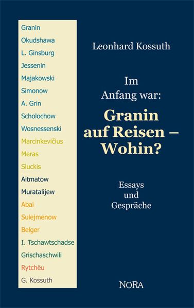 Cover von Im Anfang war: Granin auf Reisen – Wohin?