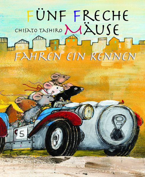 Cover von Fünf freche Mäuse fahren ein Rennen