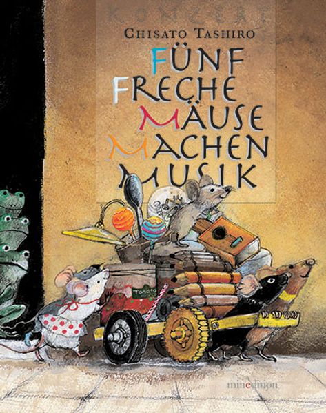 Cover von Fünf freche Mäuse machen Musik