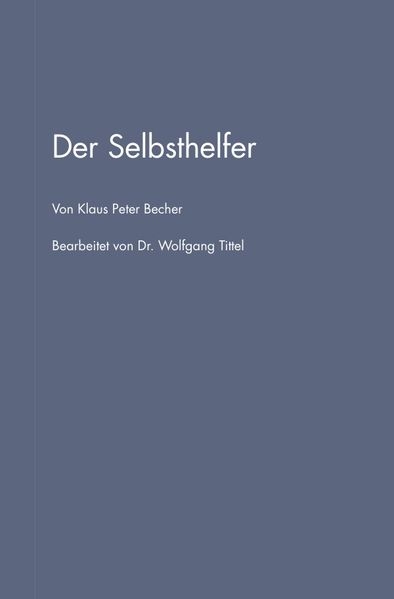 Cover von Der Selbsthelfer