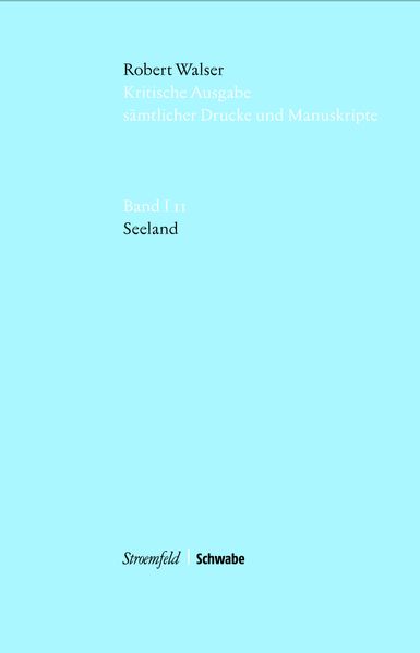 Cover von Kritische Robert-Walser-Ausgabe / Seeland