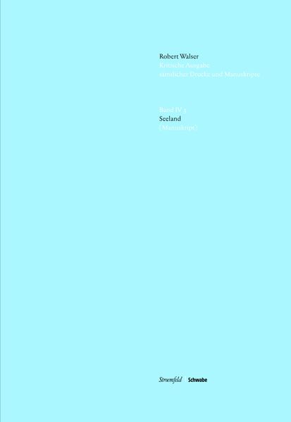 Cover von Kritische Robert-Walser-Ausgabe / Seeland (Manuskript)