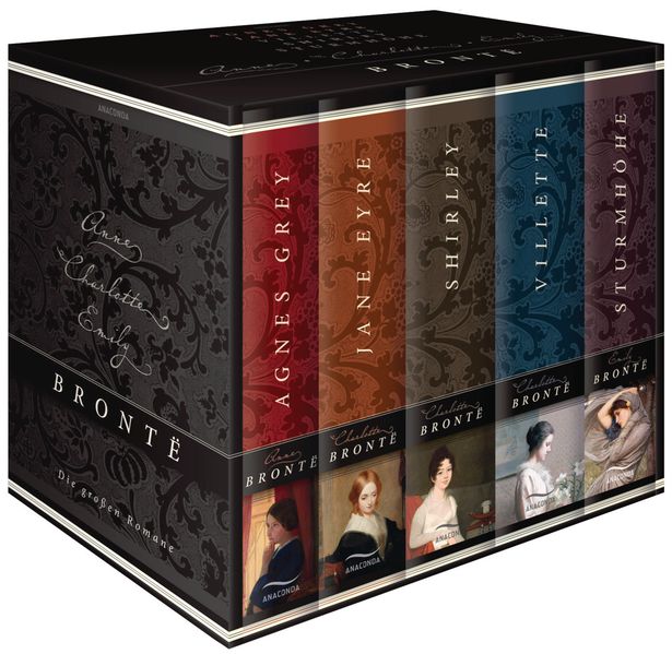 Cover von Brontë – Die großen Romane (im Schuber) – Agnes Grey – Jane Eyre – Villette – Shirley – Sturmhöhe