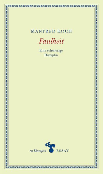 Cover von Faulheit