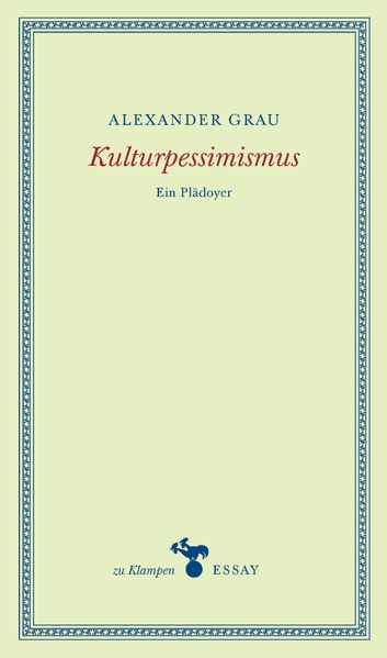 Cover von Kulturpessimismus