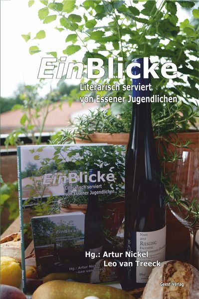 Cover von EinBlicke. Literarisch serviert von Essener Jugendlichen