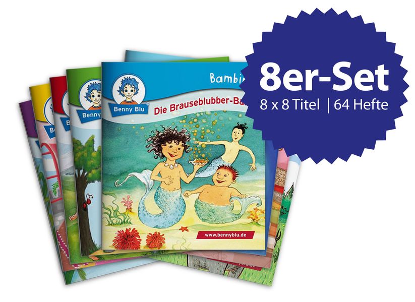 Cover von Wasser marsch! – Bambini Box gefüllt mit 8 x 8 Bambini Titeln