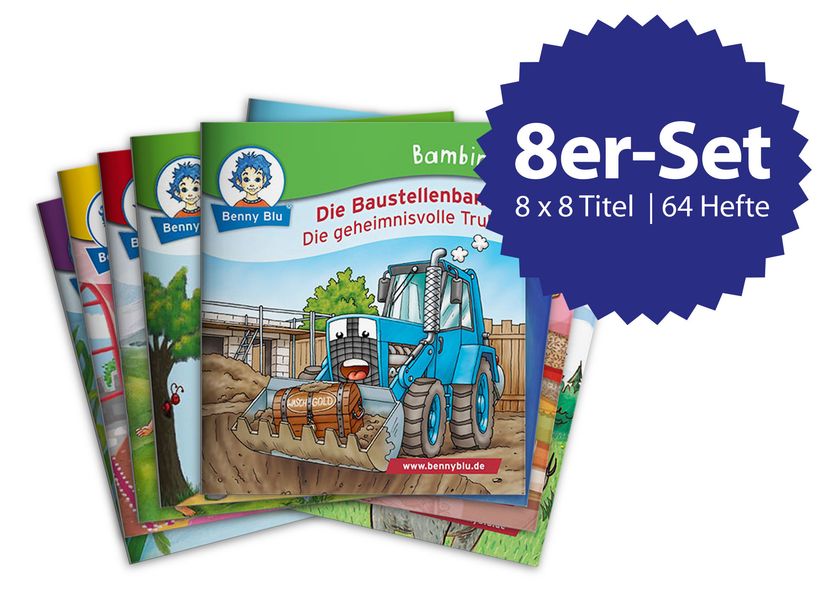 Cover von Fahr mit! – Bambini Box gefüllt mit 8 x 8 Bambini Titeln