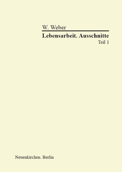 Cover von Lebensarbeit. Ausschnitte I