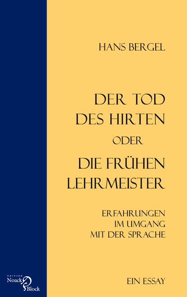Cover von Der Tod des Hirten oder Die frühen Lehrmeister