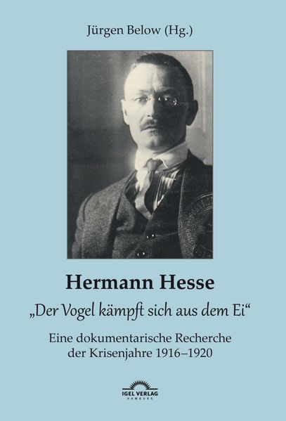 Cover von Hermann Hesse: „Der Vogel kämpft sich aus dem Ei“. Eine dokumentarische Recherche der Krisenjahre 1916 – 1920. Korrespondenzen und Quellennachweise