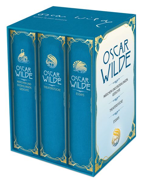 Cover von Oscar Wilde: Werke in drei Bänden im Schuber