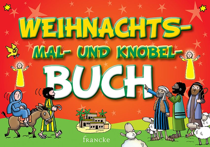 Cover von Das Weihnachts-Mal- und Knobel-Buch