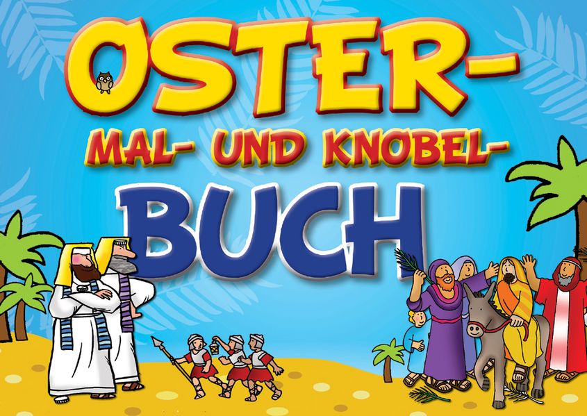 Cover von Oster-Mal- und Knobel-Buch