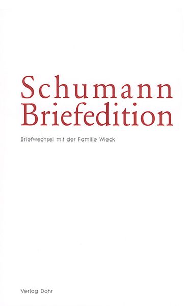 Cover von Schumann-Briefedition / Schumann-Briefedition I.2