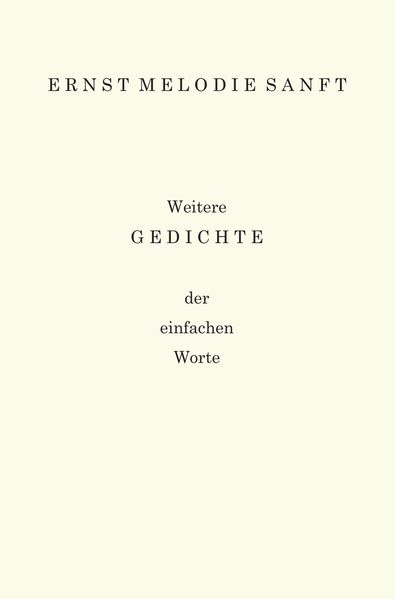 Cover von Weitere Gedichte
