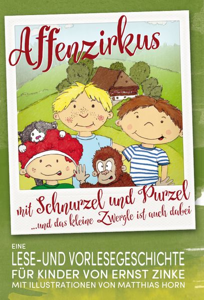 Cover von Affenzirkus mit Schnurzel und Purzel