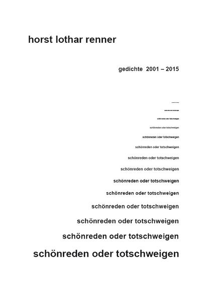 Cover von schönreden oder totschweigen