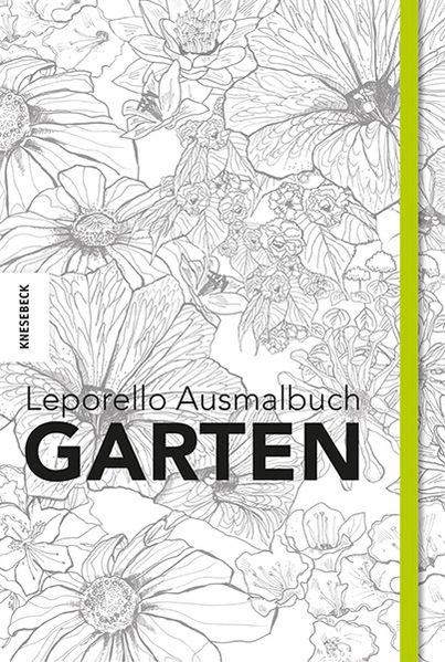 Cover von Leporello Ausmalbuch Garten