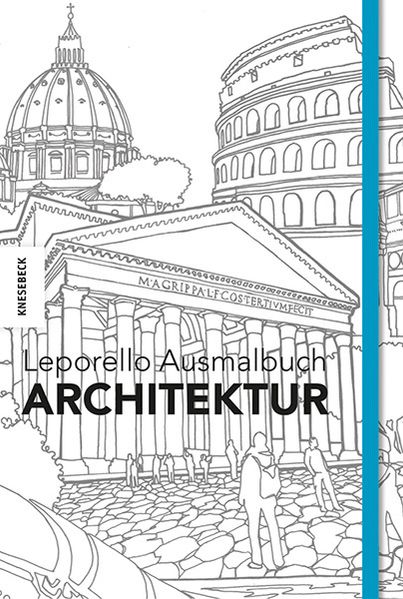 Cover von Leporello Ausmalbuch Architektur