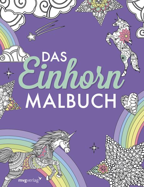 Cover von Das Einhorn-Malbuch: Ausmalbuch für Kinder und Erwachsene