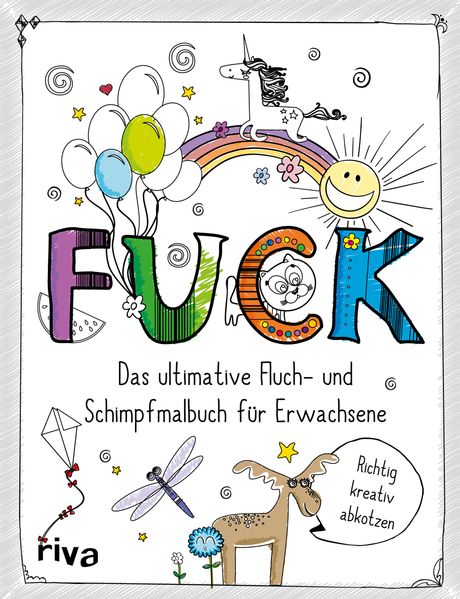 Cover von FUCK – Das ultimative Fluch- und Schimpfmalbuch für Erwachsene