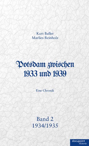 Cover von Potsdam zwischen 1933 und 1939