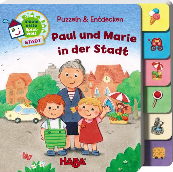 Cover von Puzzeln und Entdecken – Paul und Marie in der Stadt