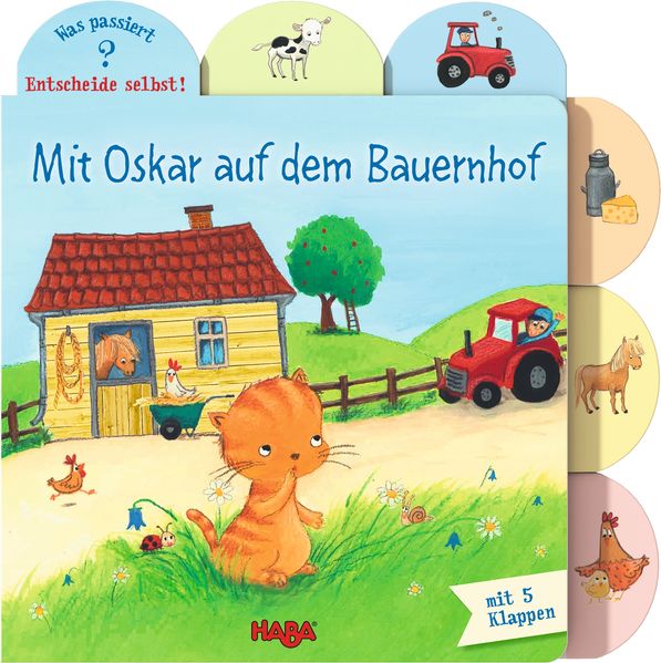 Cover von Was passiert? Entscheide selbst! Mit Oskar auf dem Bauernhof