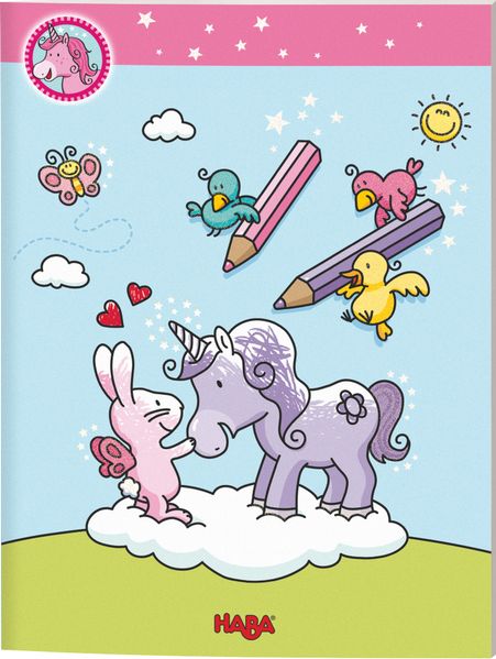 Cover von Einhorn Glitzerglück Malbuch