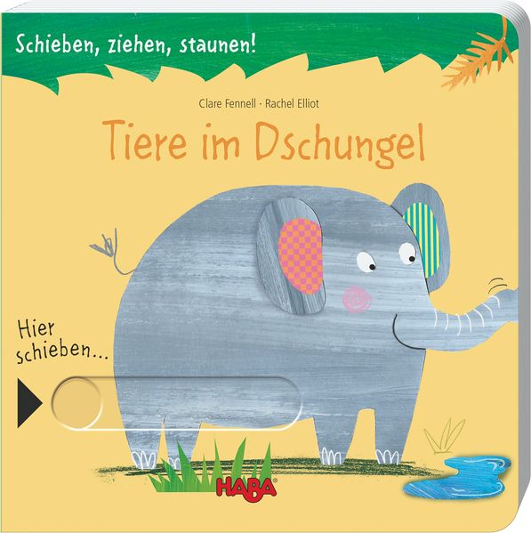 Cover von Schieben, ziehen, staunen! Tiere im Dschungel