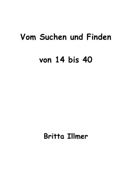 Cover von Vom Suchen und Finden