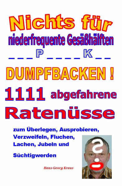 Cover von Nichts für Dumpfbacken
