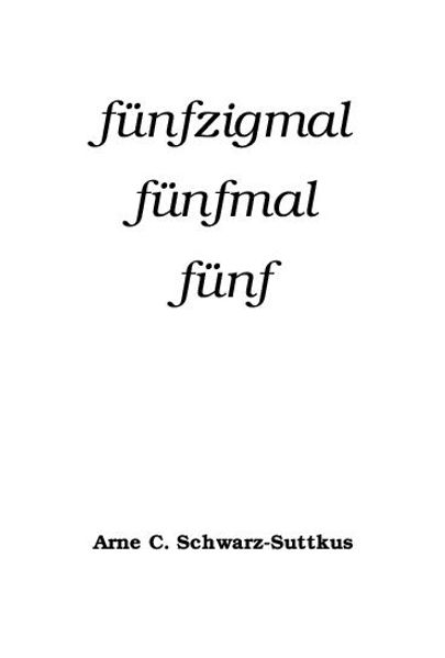 Cover von fünfzigmal fünfmal fünf