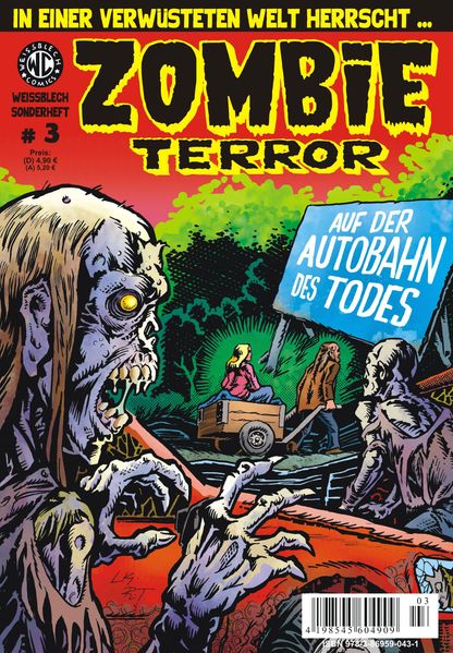 Cover von WEISSBLECH Sonderheft 3 ZOMBIE TERROR
