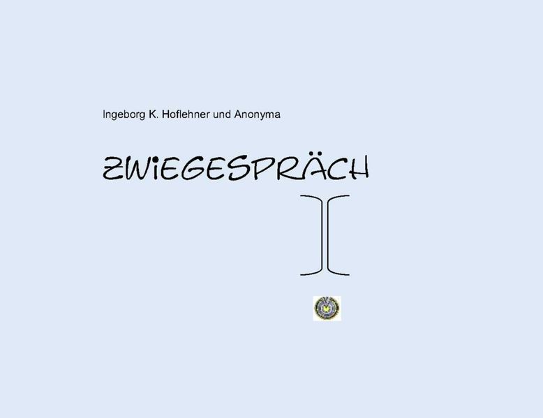 Cover von Zwiegespräch