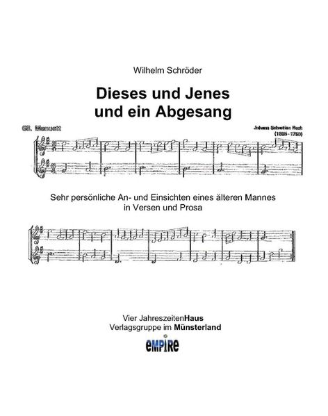 Cover von Dieses und Jenes und ein Abgesang