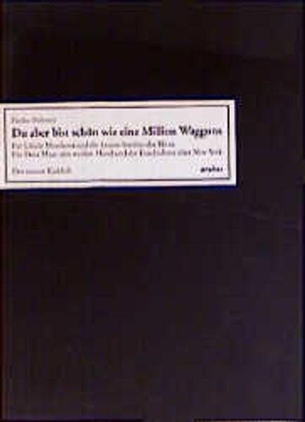Cover von Du aber bist schön wie eine Million Waggons
