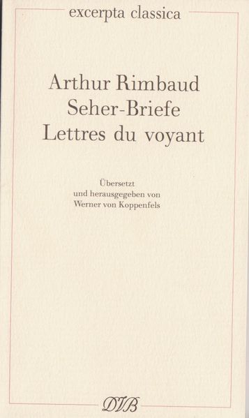 Cover von Lettres du voyant /Seher-Briefe