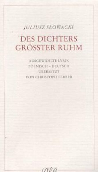 Cover von Des Dichters grösster Ruhm