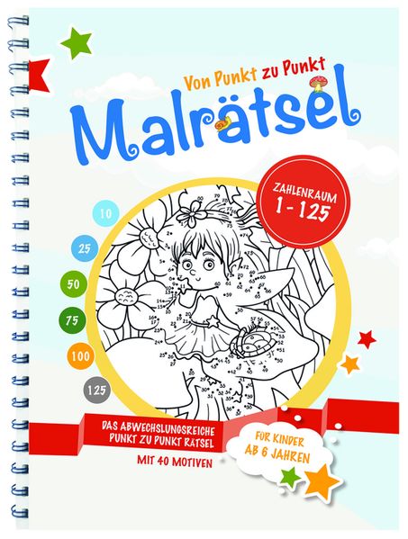 Cover von Von Punkt zu Punkt Malrätsel – 1 bis 125