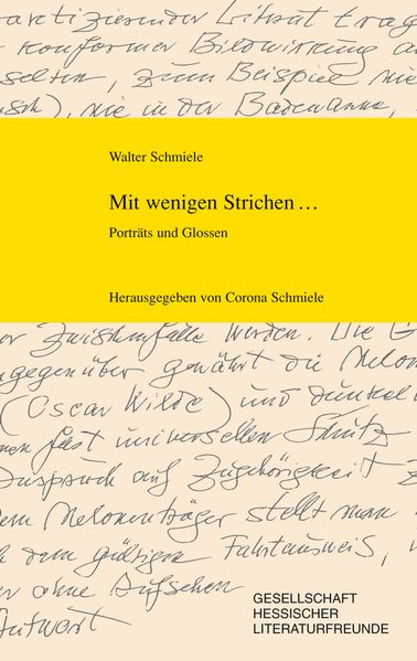 Cover von Walter Schmiele: Mit wenigen Strichen…