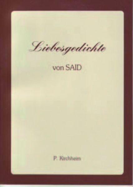 Cover von Liebesgedichte von SAID