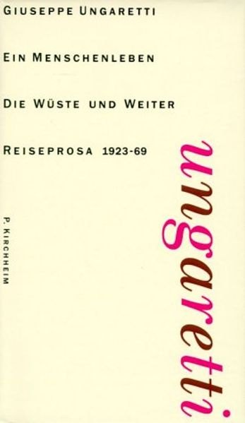 Cover von Ein Menschenleben / Die Wüste und weiter