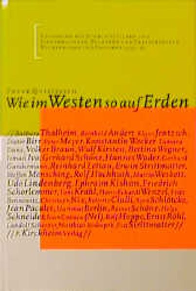 Cover von Wie im Westen so auf Erden