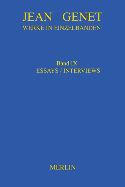 Cover von Werkausgabe / Werke in Einzelbänden – Essays & Interviews
